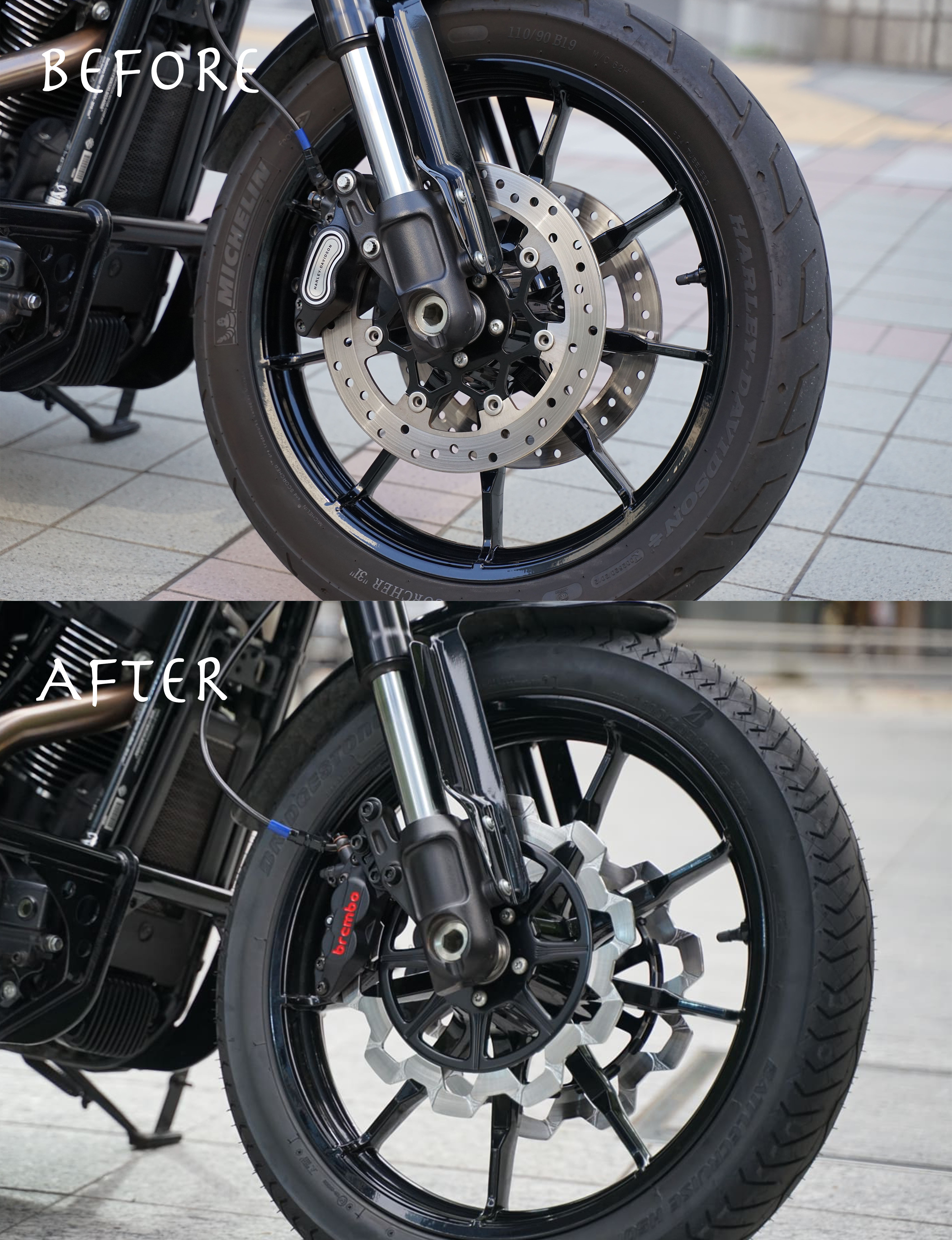 ハーレー ブレンボ用キャリパーサポート カスタム✨ 